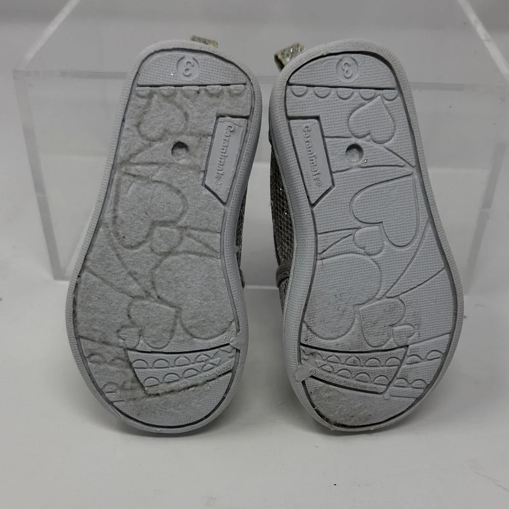 Garanimals Glittery Silver Kids Dress Shoes